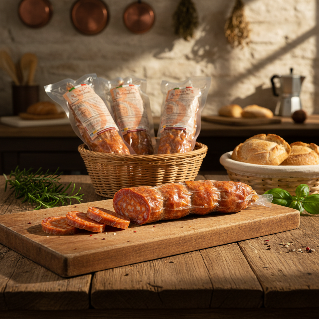 kalabrische Schweinesalami mild 500g