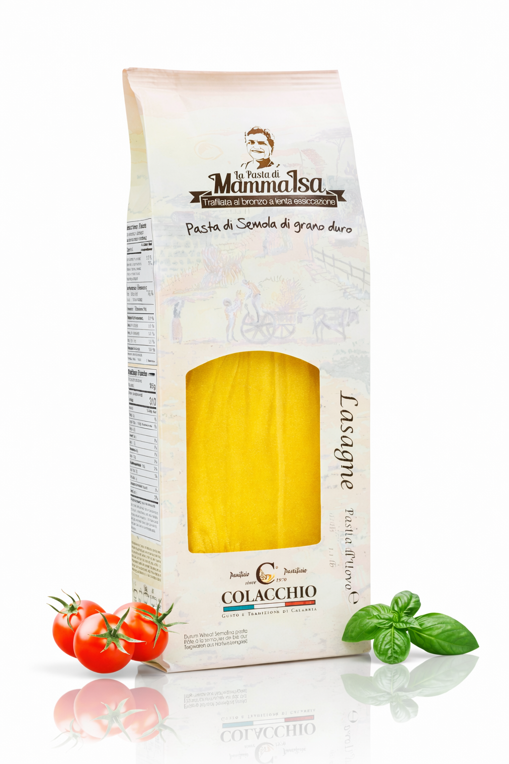 Lasagne aus Hartweizengrieß von La Pasta di Mamma Isa – 500g