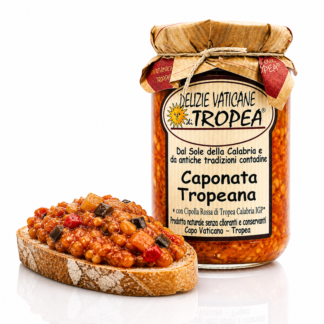 Caponata mit roten Zwiebeln von Tropea