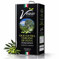 kaltgepresstes Olivenöl 5L Extra Vergine aus Italien im schwarzen Metallkanister mit 5 Liter Inhalt