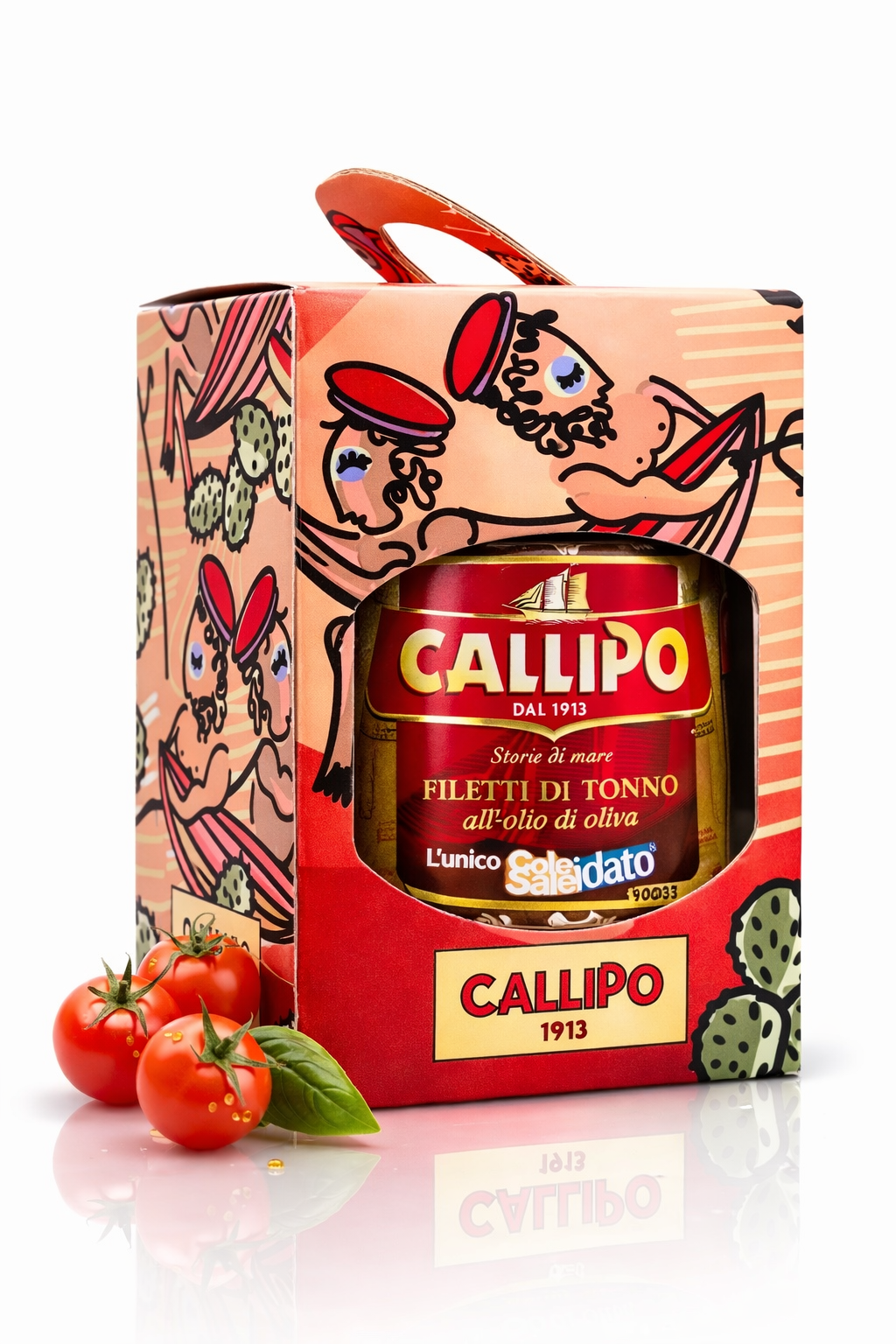 Callipo Filets de thon à l'huile d'olive - Coffret cadeau exclusif 550 g