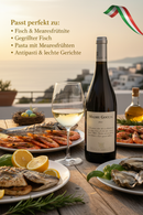 Madre Goccia Weißwein aus Kalabrien von Tenuta Iuzzolini – italienischer Weißwein perfekt zu Fisch, Meeresfrüchten, Pasta mit Meeresfrüchten und Antipasti