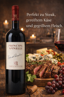 Principe Spinelli Rotwein Tenuta Iuzzolini – italienischer Premium Rotwein perfekt zu Steak und gereiftem Käse.