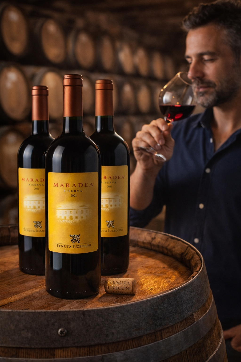 Italienischer Rotwein Maradea Riserva Tenuta Iuzzolini – hochwertiger Wein aus Kalabrien für Genießer