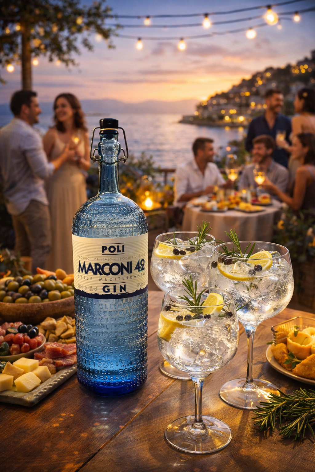 Poli Marconi 42 Gin Mediterraneo – Handcrafted Italian Gin