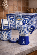 Bialetti Moka Express Dolce & Gabbana 3 Tassen Espressokanne mit Geschenkbox – italienisches Design