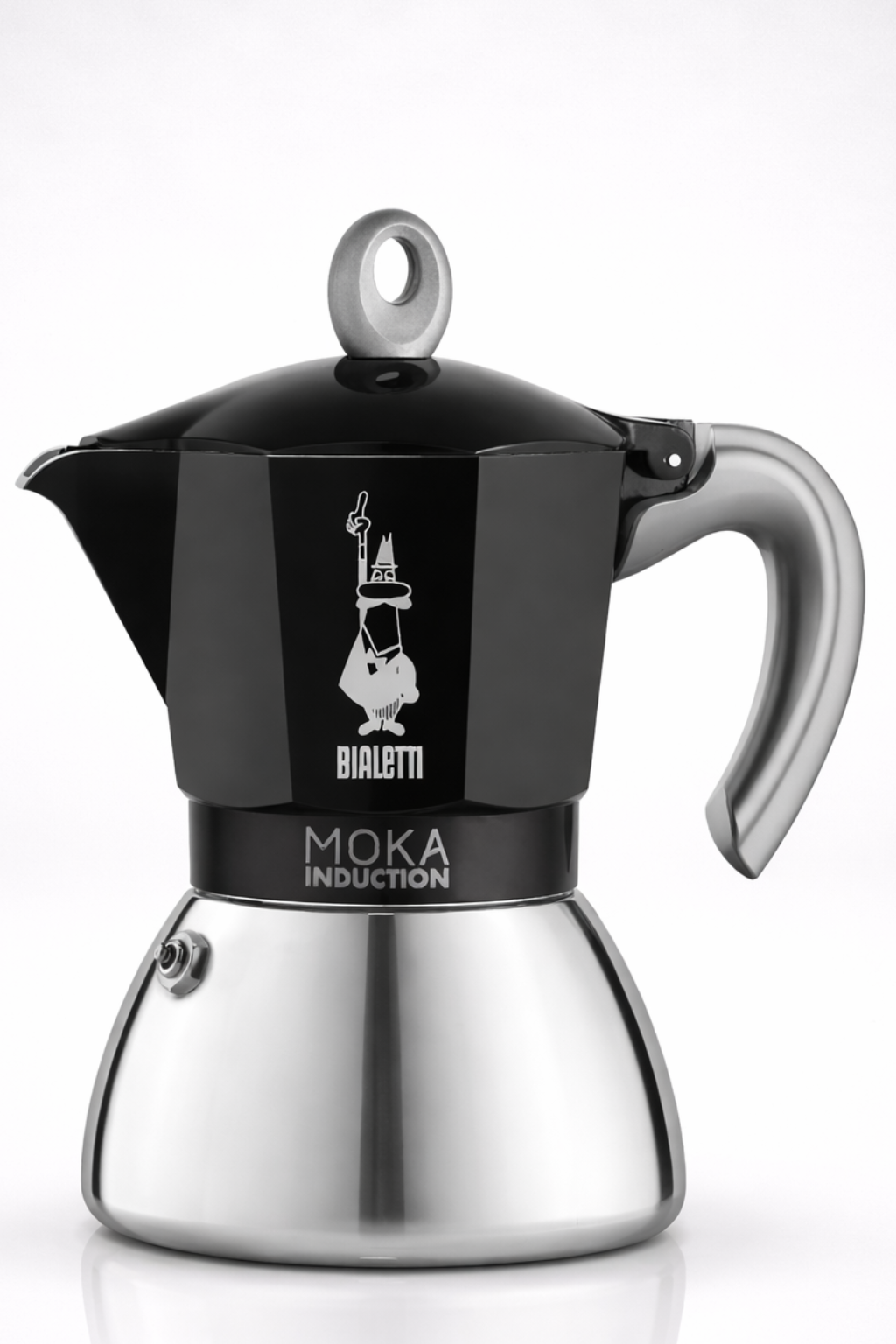 Bialetti Kaffeemaschine Induktion 6 Tassen Schwarz