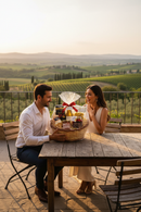 Italienische Geschenkbox mit Weißwein und Feinkost – fertiger Präsentkorb zum Verschenken
