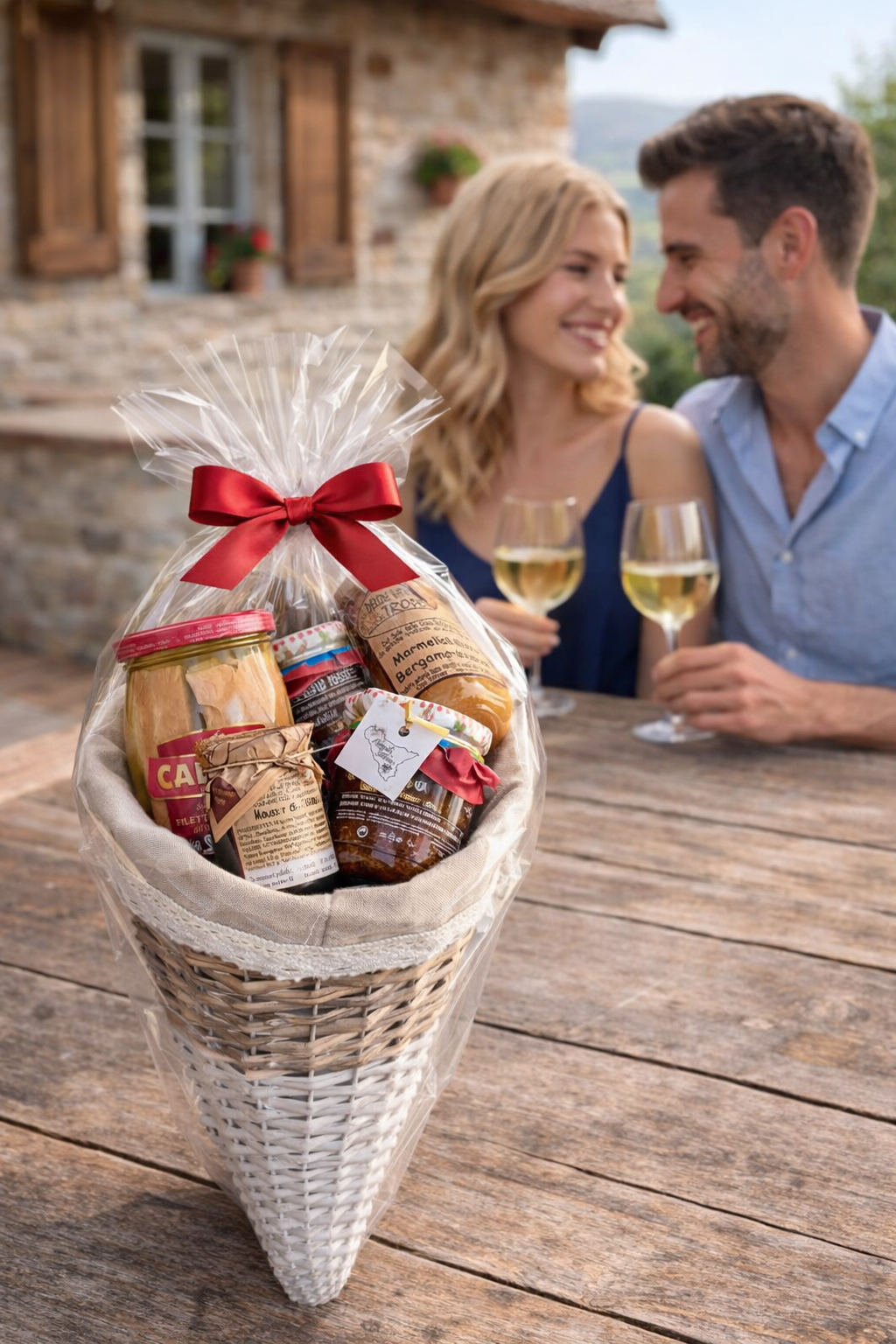 Feinkost Geschenk Italien mit mediterranen Spezialitäten – Präsentkorb online kaufen
