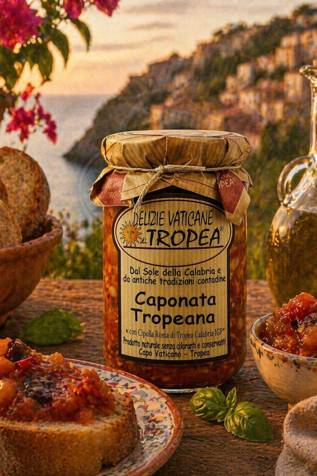 Caponata mit roten Zwiebeln von Tropea