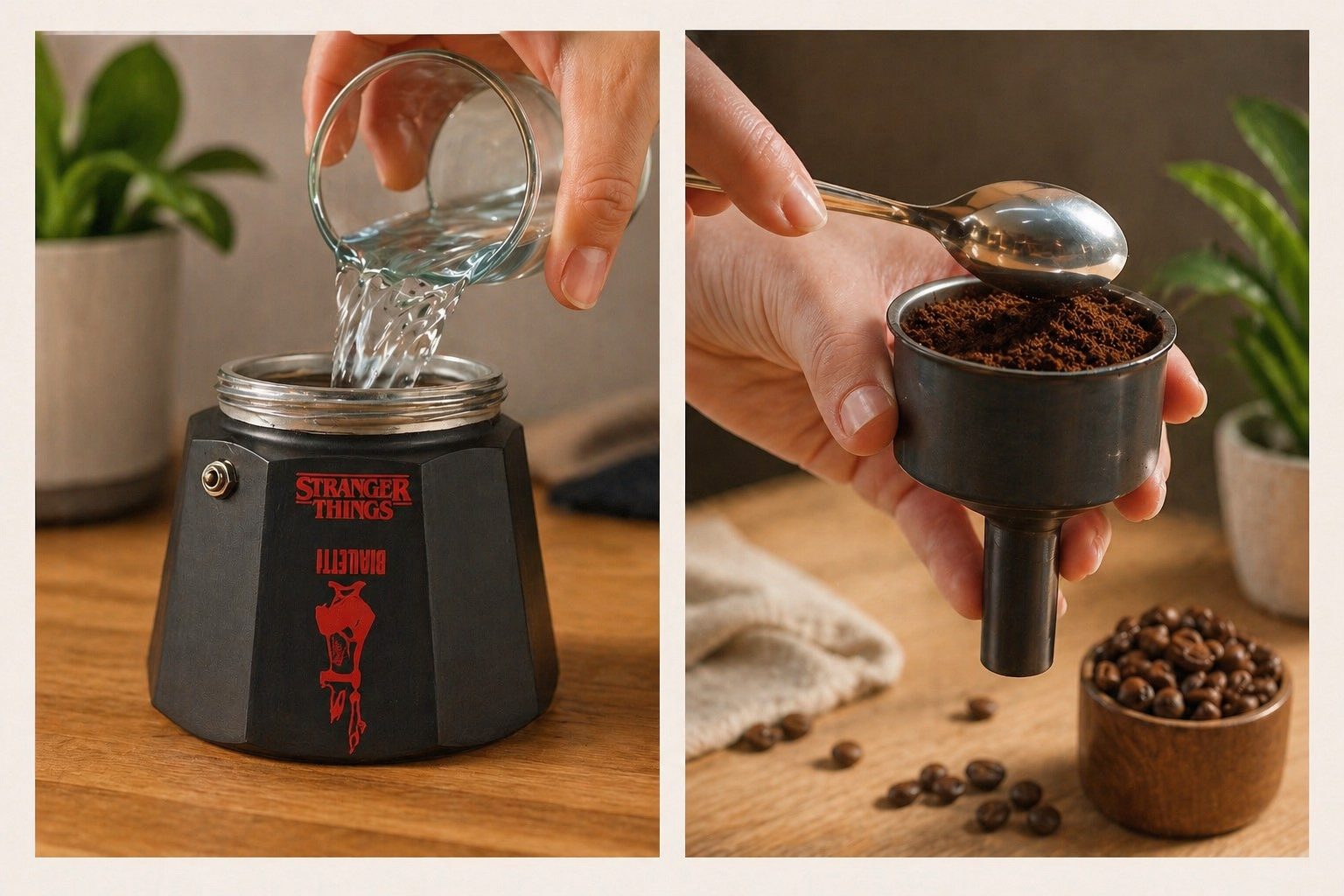 Wasser in Bialetti Moka Kanne füllen – Schritt für Schritt Espresso Anleitung