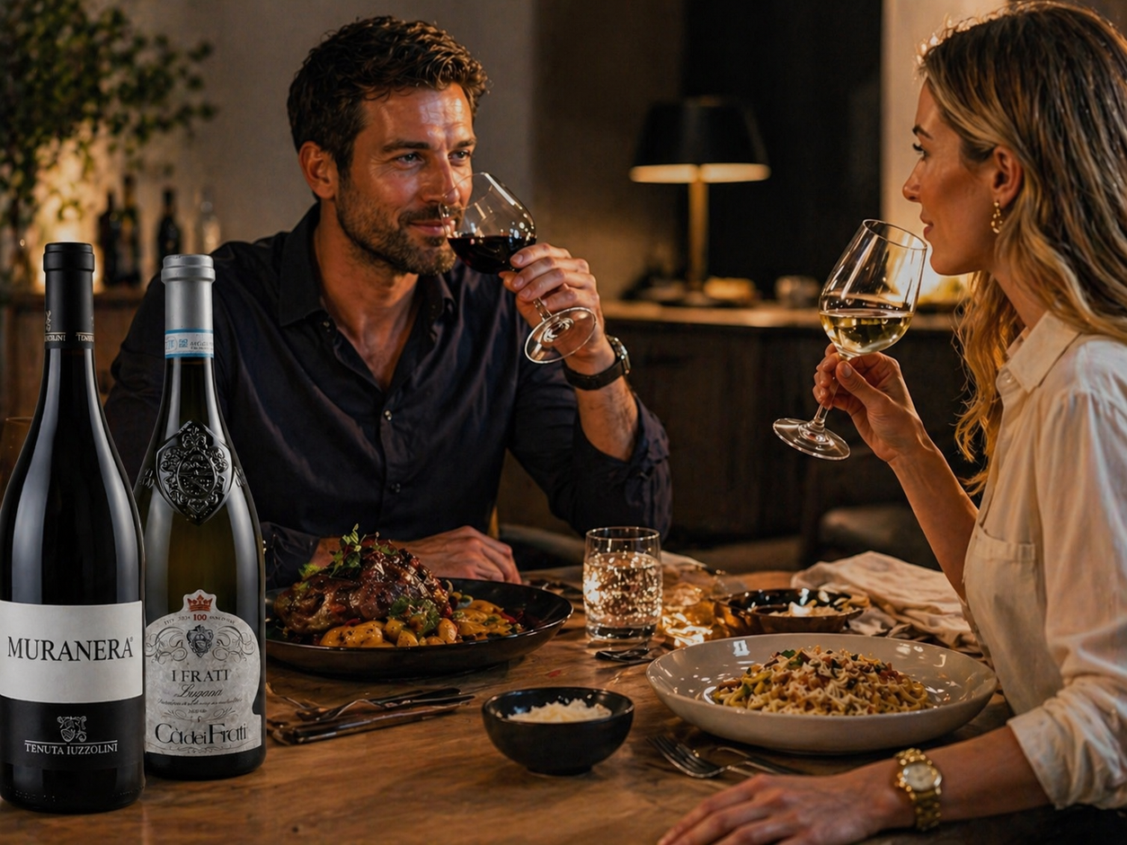🍷 Italienisches Weinpaket – 3× Muranera Rotwein & 3× Lugana Weißwein – 12% Vorteil