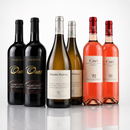Italienisches Weinpaket mit 6 Flaschen Rotwein Weißwein und Rosé im Set