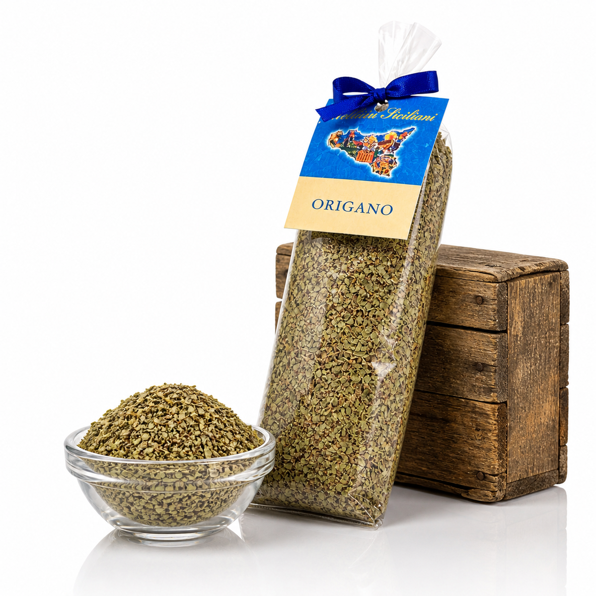 Oregano aus Sizilien im Beutel mit Schale – getrockneter Oregano italienische Gewürze 30g