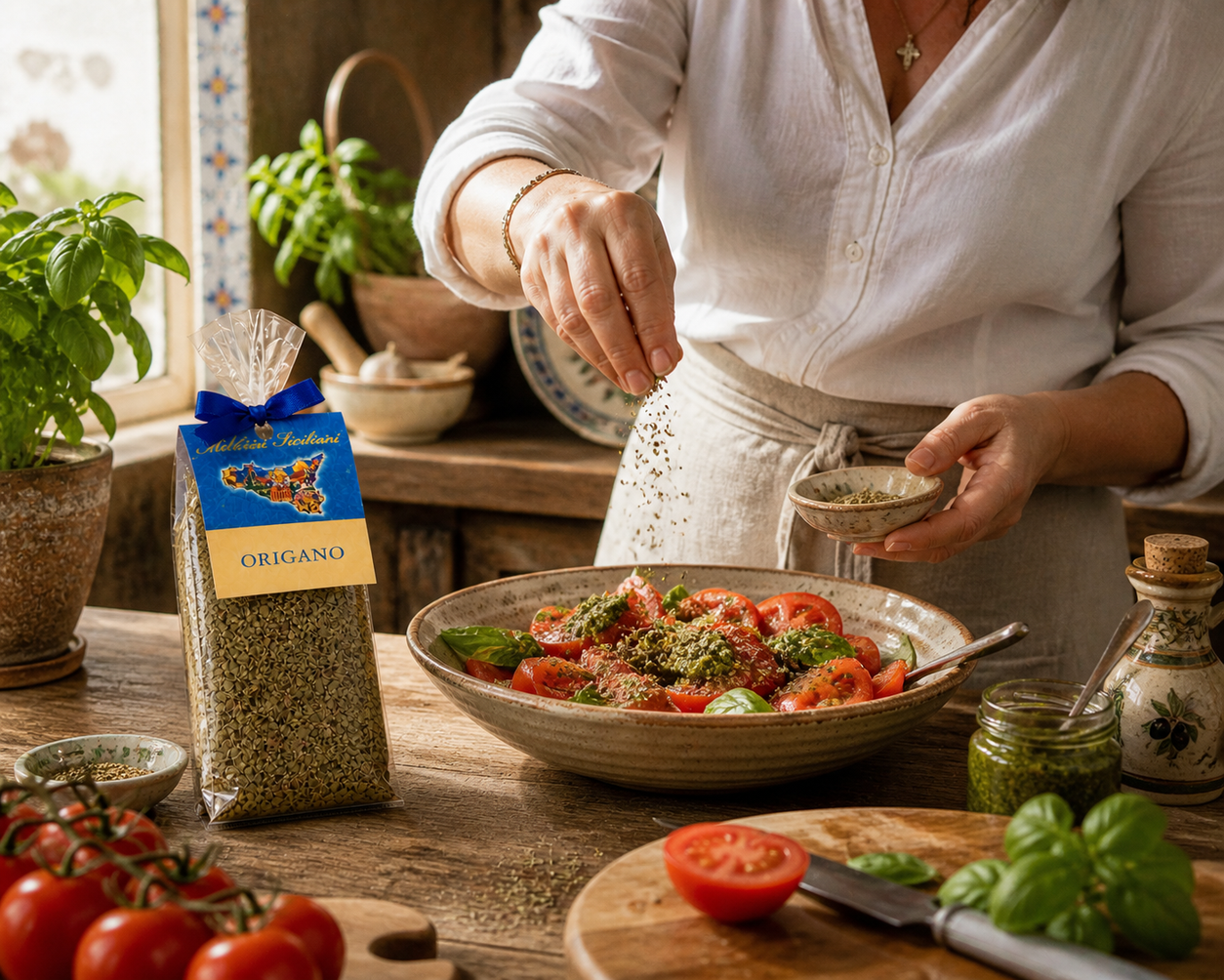 Oregano aus Sizilien – getrockneter Oregano italienische Gewürze, 30g