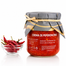     Crema di Peperoncino aus Sizilien 180 g – italienische Chili Creme mit roten Peperoncini auf weißem Hintergrund 🌶️