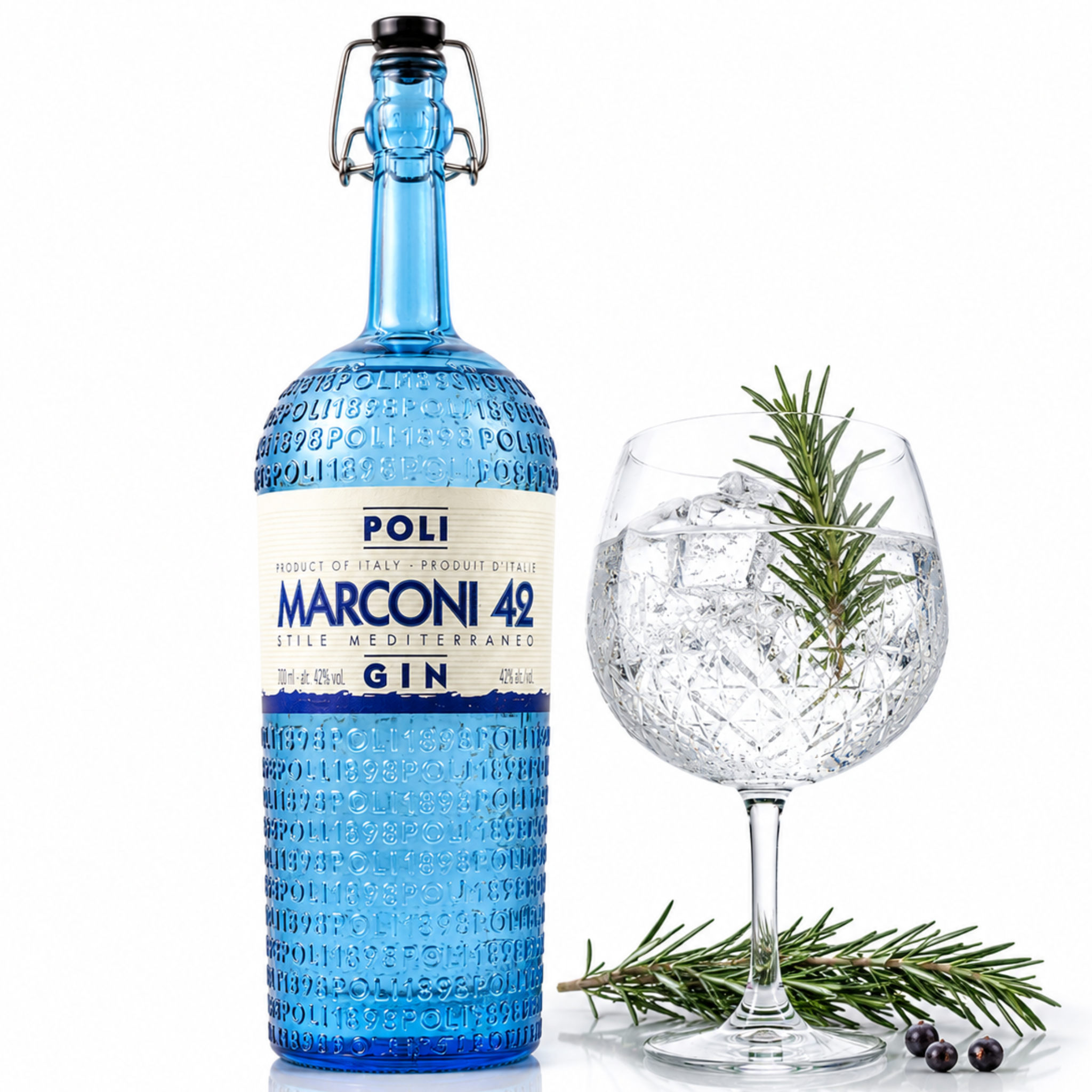Poli Marconi 42 Gin Mediterraneo – Handcrafted Italian Gin