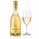 Ca’ del Bosco Franciacorta Cuvée Prestige italienischer Premium-Schaumwein Flasche mit goldener Farbe auf hellem Hintergrund, eleganter Franciacorta aus Italien