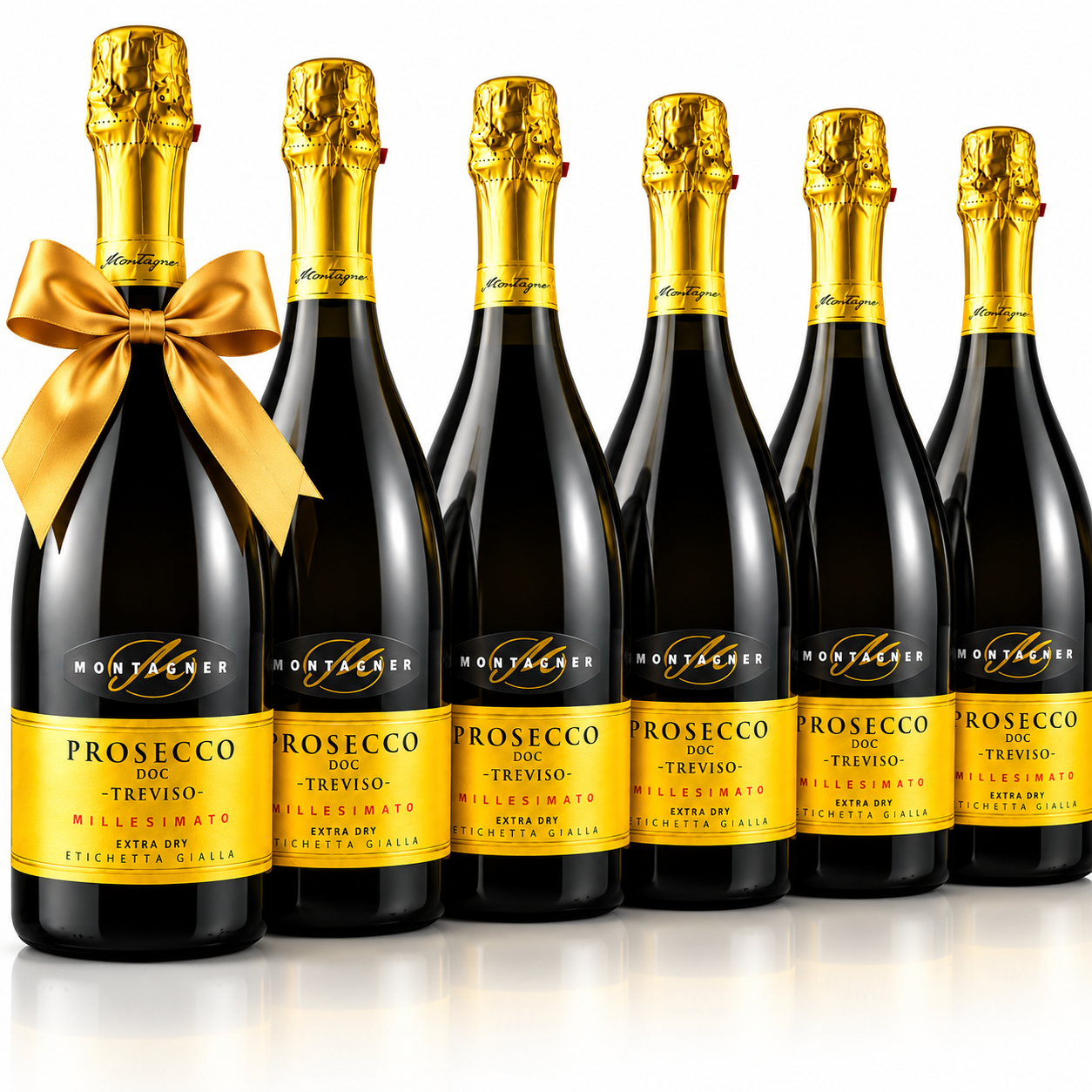 Prosecco DOC Treviso Extra Dry – 5 Flaschen kaufen + 1 Flasche als Geschenk 🇮🇹