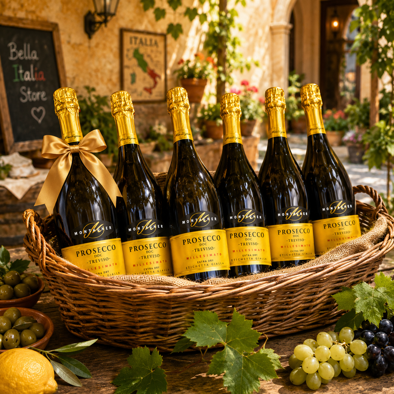Prosecco DOC Treviso Extra Dry – 5 Flaschen kaufen + 1 Flasche als Geschenk 🇮🇹
