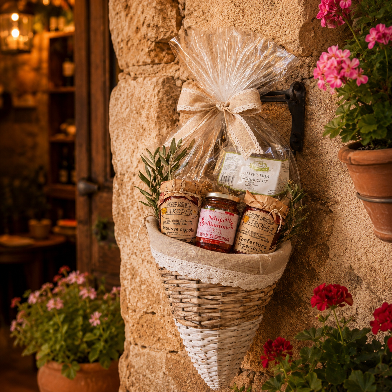 Italienischer Geschenkkorb Feinkost aus Kalabrien 🇮🇹