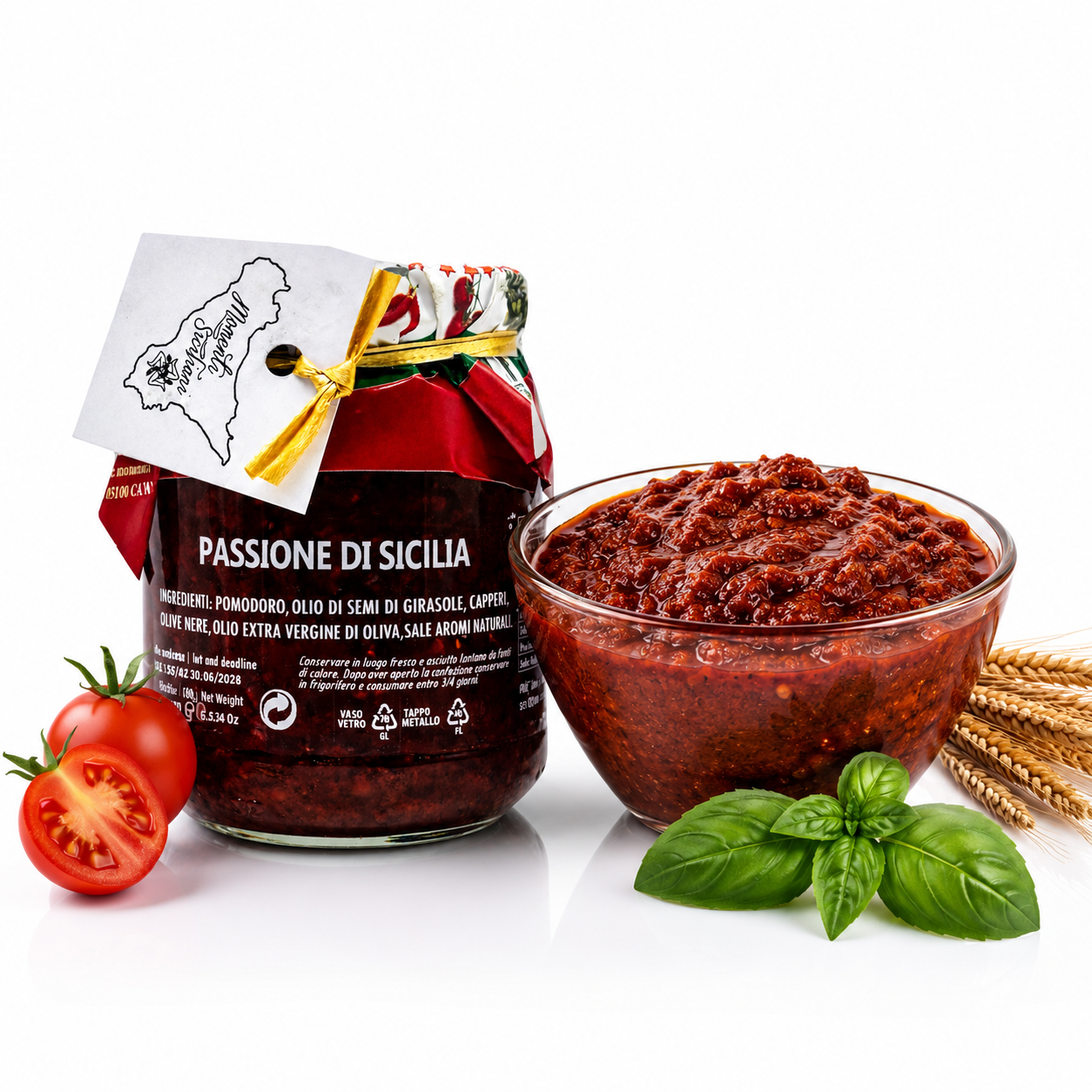 🌿 Passione di Sicilia – Tomaten-Oliven-Aufstrich, 180g | Bella Italia