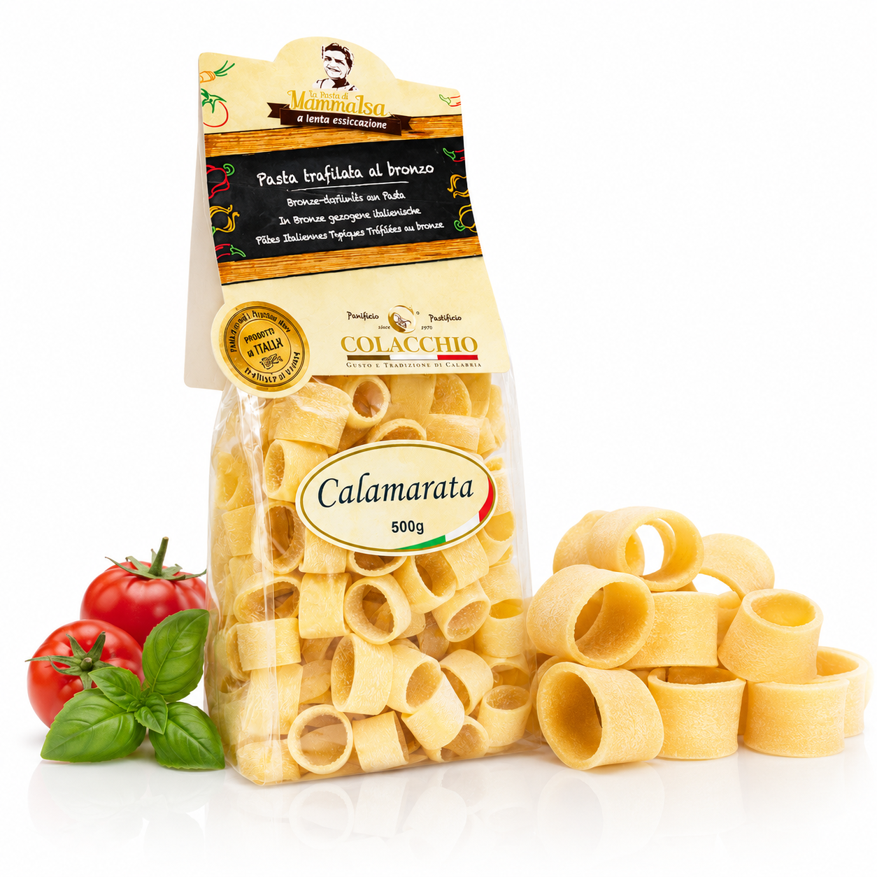 Calamarata Pasta 500g – Perfekt für mediterrane Küche & Meeresfrüchte