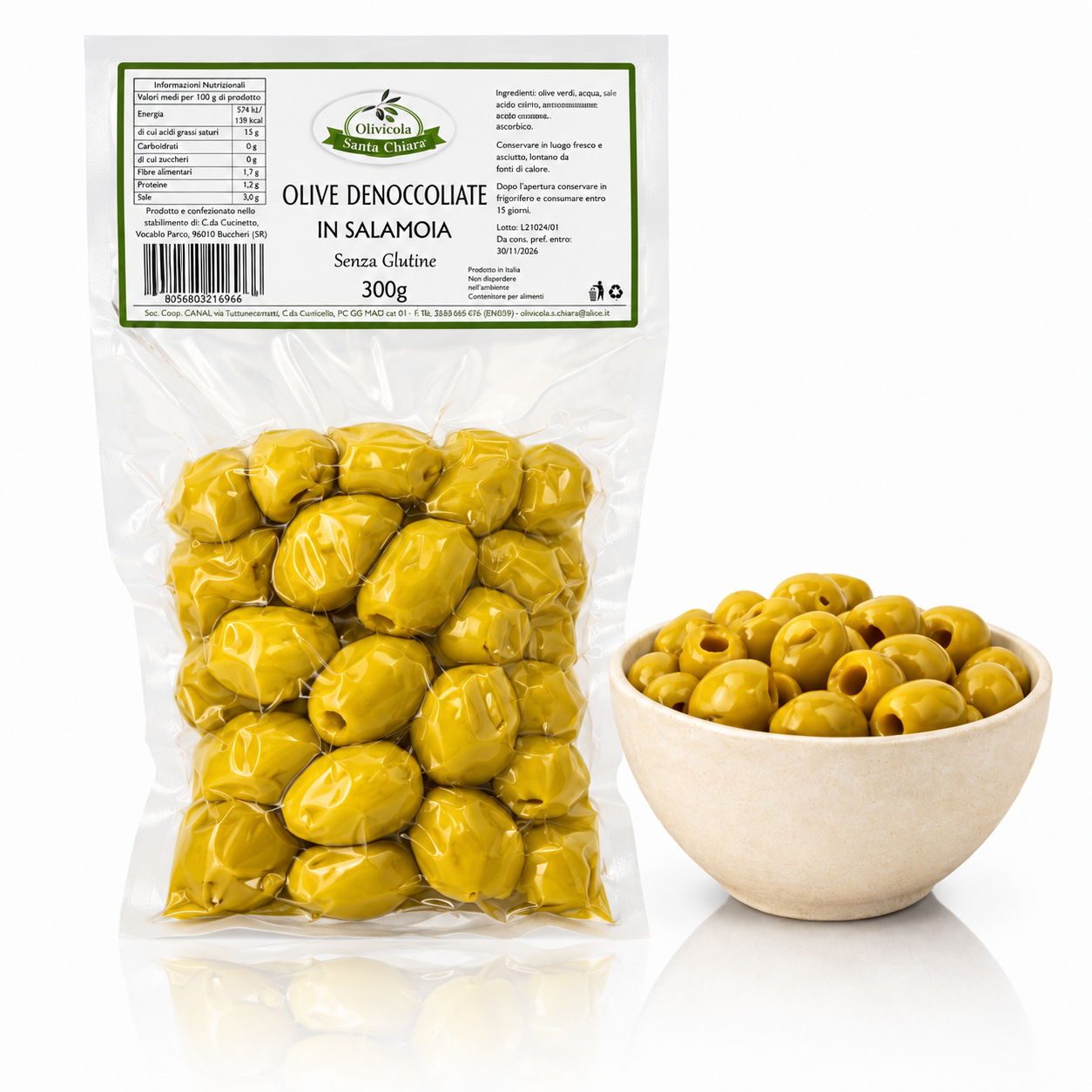 Olive Denocciolate in Salamoia kaufen 300g