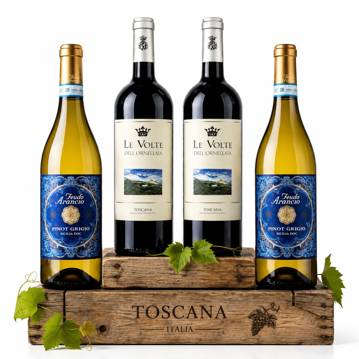 Italienisches Weinpaket mit Rotwein & Weißwein – Exklusiver Genuss aus Italien