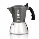 Bialetti Brikka Kaffeemaschine 4 Tassen Aluminium silber Induktion