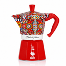 Bialetti Dolce & Gabbana Kaffeemaschine rot 6 Tassen – italienische Espressokanne Premium Design