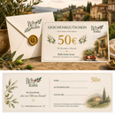     50 Euro Geschenkgutschein von Bella Italia Store für italienische Spezialitäten, Wein und mediterrane Genussmomente ✨