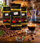 Italienischer Kaffee Bohnen SeCo Royal Blend Espresso Intenso – traditionelle Kaffeezubereitung in einer authentischen italienischen Küche.
