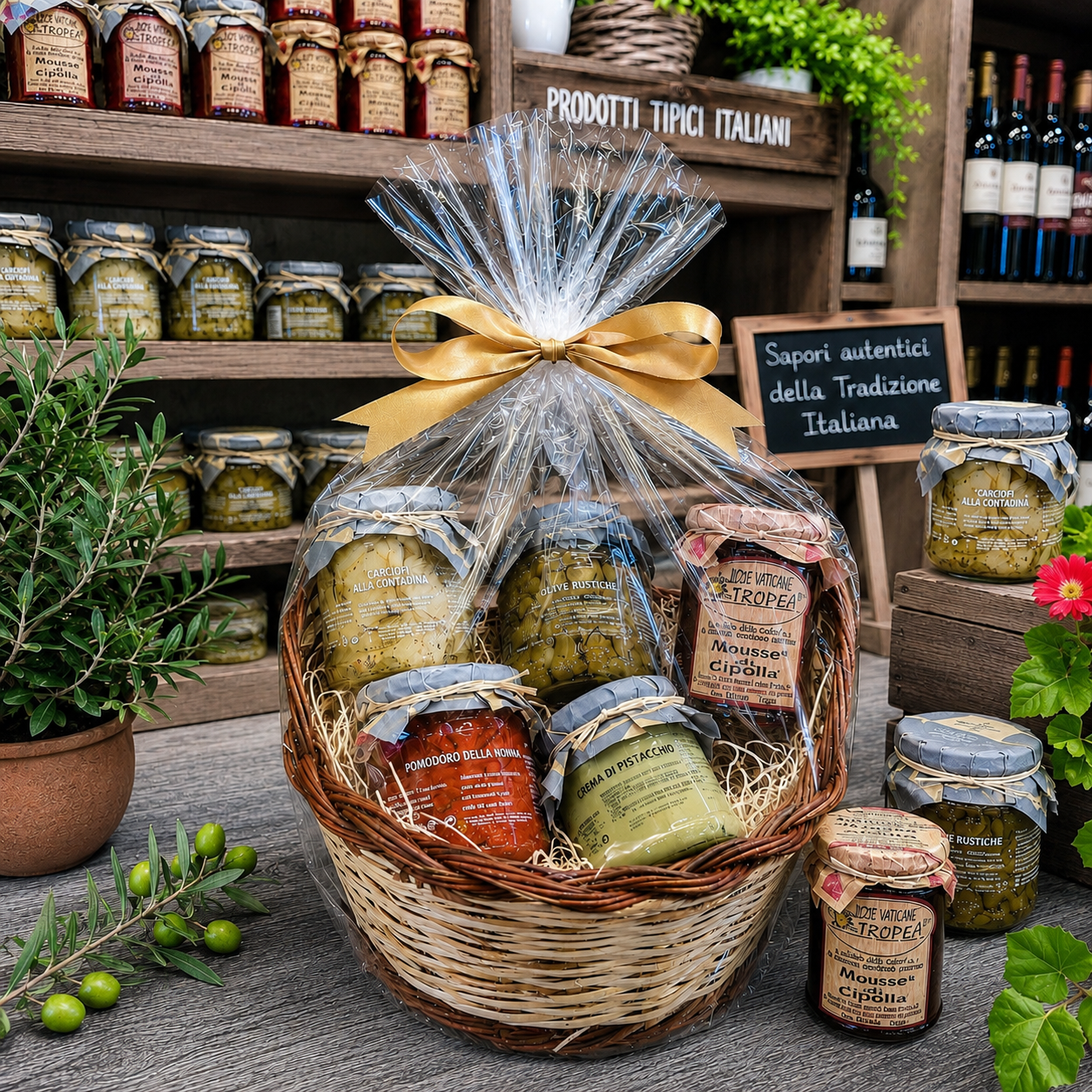 Italienischer Feinkost Geschenkkorb mit Antipasti – Mediterraner Genuss aus Italien
