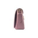 RItalienische Damen Umhängetasche Rosa Antik – Elegante Ledertasche mit abnehmbarem Riemen, handgefertigt in Italien 🇮🇹