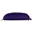 Italienische Leder Bauchtasche Damen violett, Echtleder Gürteltasche mit abnehmbarem Schulterriemen, handgefertigte Umhängetasche Made in Italy

