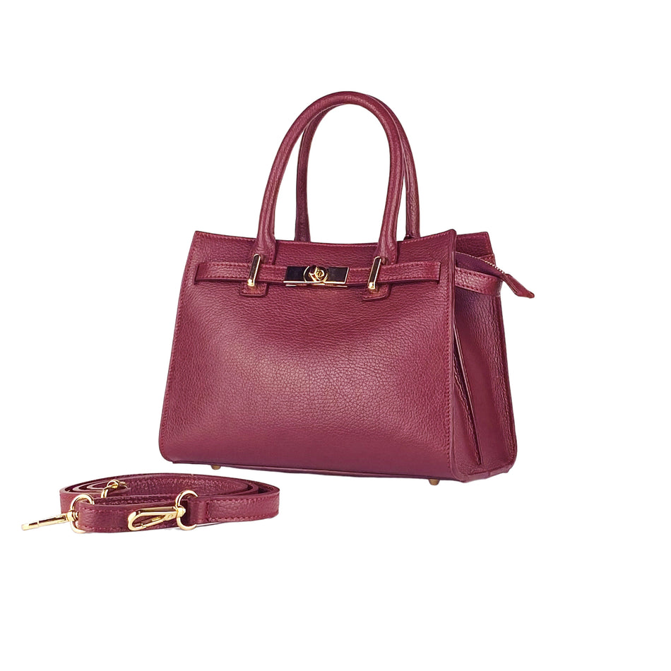 Leder Handtasche Damen Made in Italy