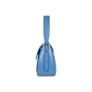 RB1030CP | Borsa Donna a Spalla EMMA con pattina in Vera Pelle Made in Italy. Accessori in metallo Argento Lucido - Colore Glicine - Dimensioni: cm 24 x 18 x 9 + 14,5 (Luce manico)-3