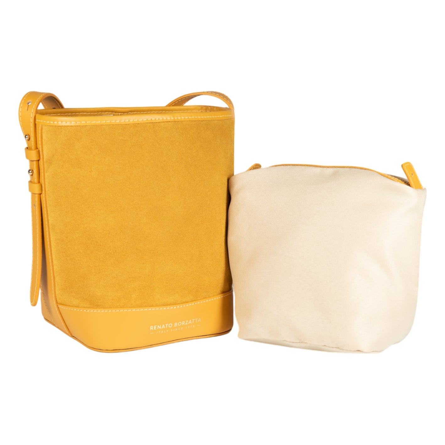 Italienische Damen Beuteltasche Leder