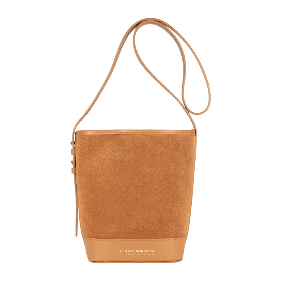 Damen Beuteltasche aus italienischem Leder