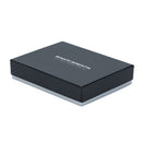 Renato Borzatta Damen Leder Geldbörse Geschenkbox, Italienische Geldbörse Echtleder mit RFID Schutz, elegante Verpackung in schwarzer Box