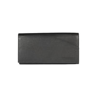 RB12129A | Women's Wallet in Genuine Full-Grain Leather, Dollar Grain/Light. Black. RFID Protection. Closed Dimensions: 18.5 x 10 x 3 cm. Packaging: Gift box bottom/lid-2