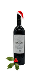 Artino Rosso 2022 – Charaktervoller Rotwein aus Kalabrien, 750 ml, festlich dekoriert mit Weihnachtsdetails, verfügbar im Bella Italia Store.