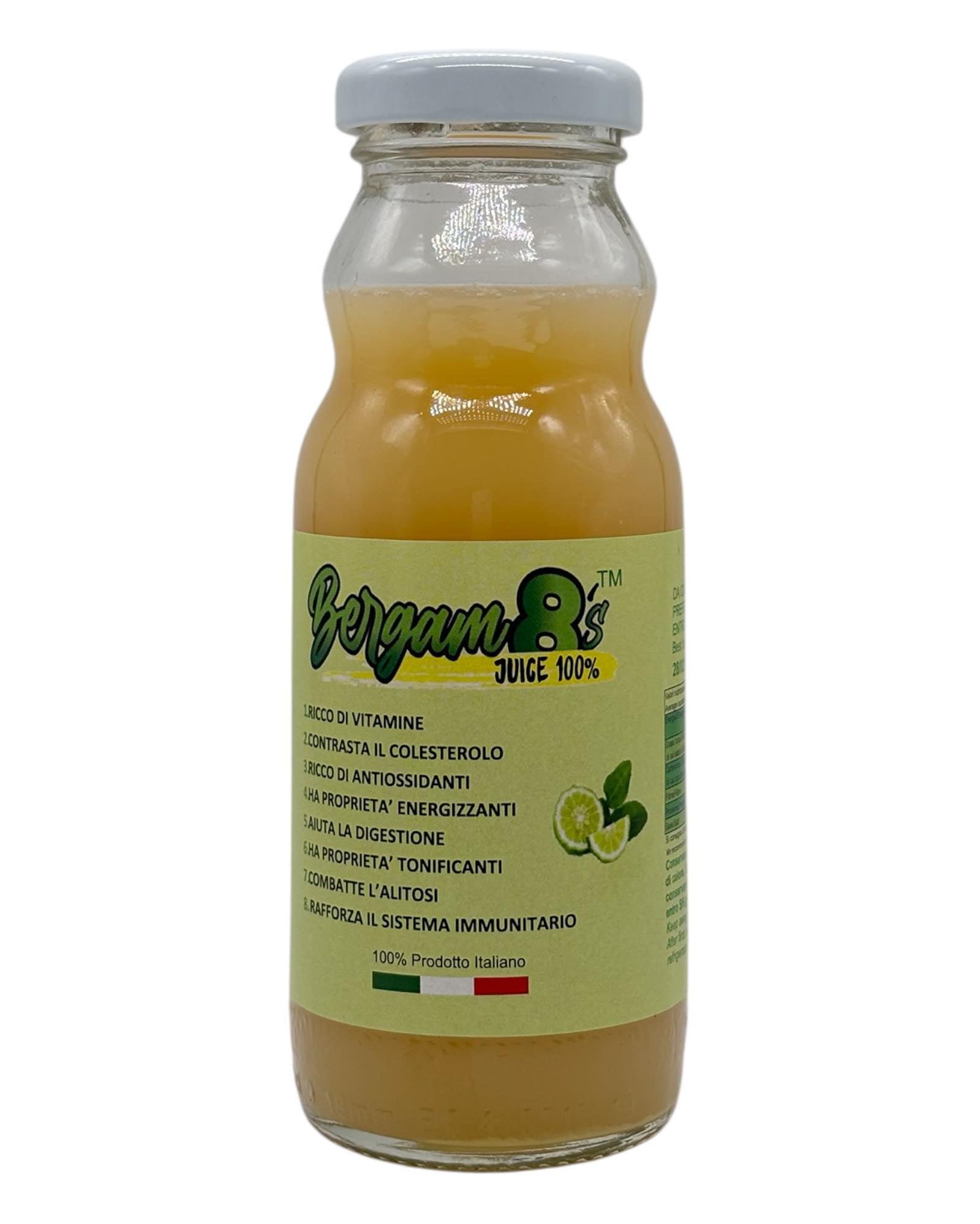 Bergam8's - 100% jus de bergamote d'Italie 200ml