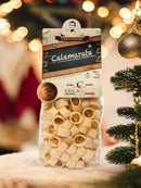 Calamarata Pasta 500g – Authentische italienische Pasta von Bella Italia Store, festlich präsentiert für die Weihnachtszeit, ideal für besondere Anlässe und Feinschmecker