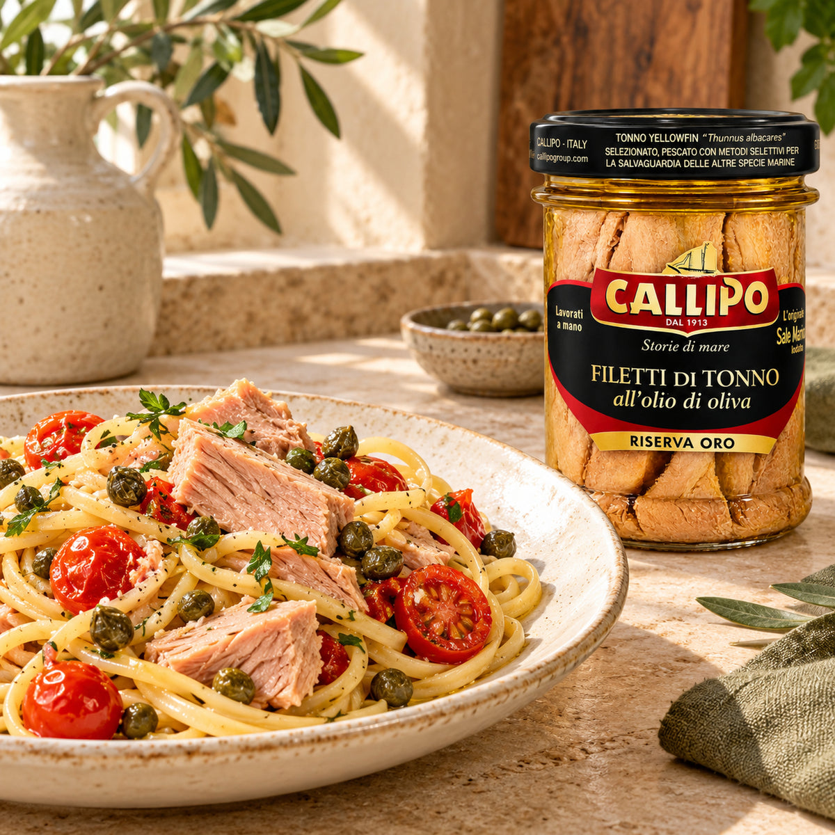 Callipo Thunfischfilets Riserva Oro in Olivenöl – 300 g