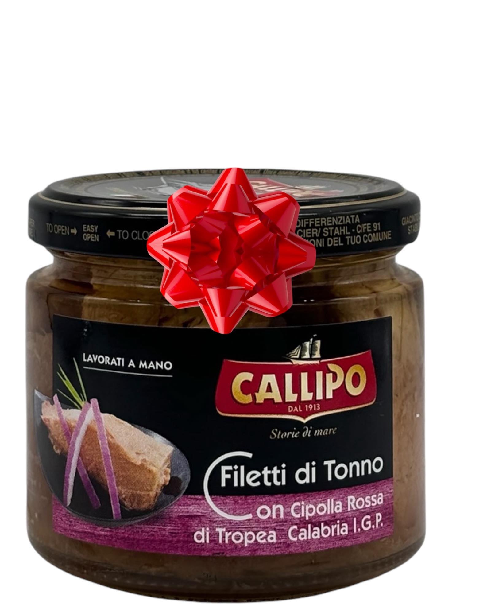 Callipo Thunfischfilets mit Tropea Zwiebeln I.G.P. - Handverarbeitet 200g