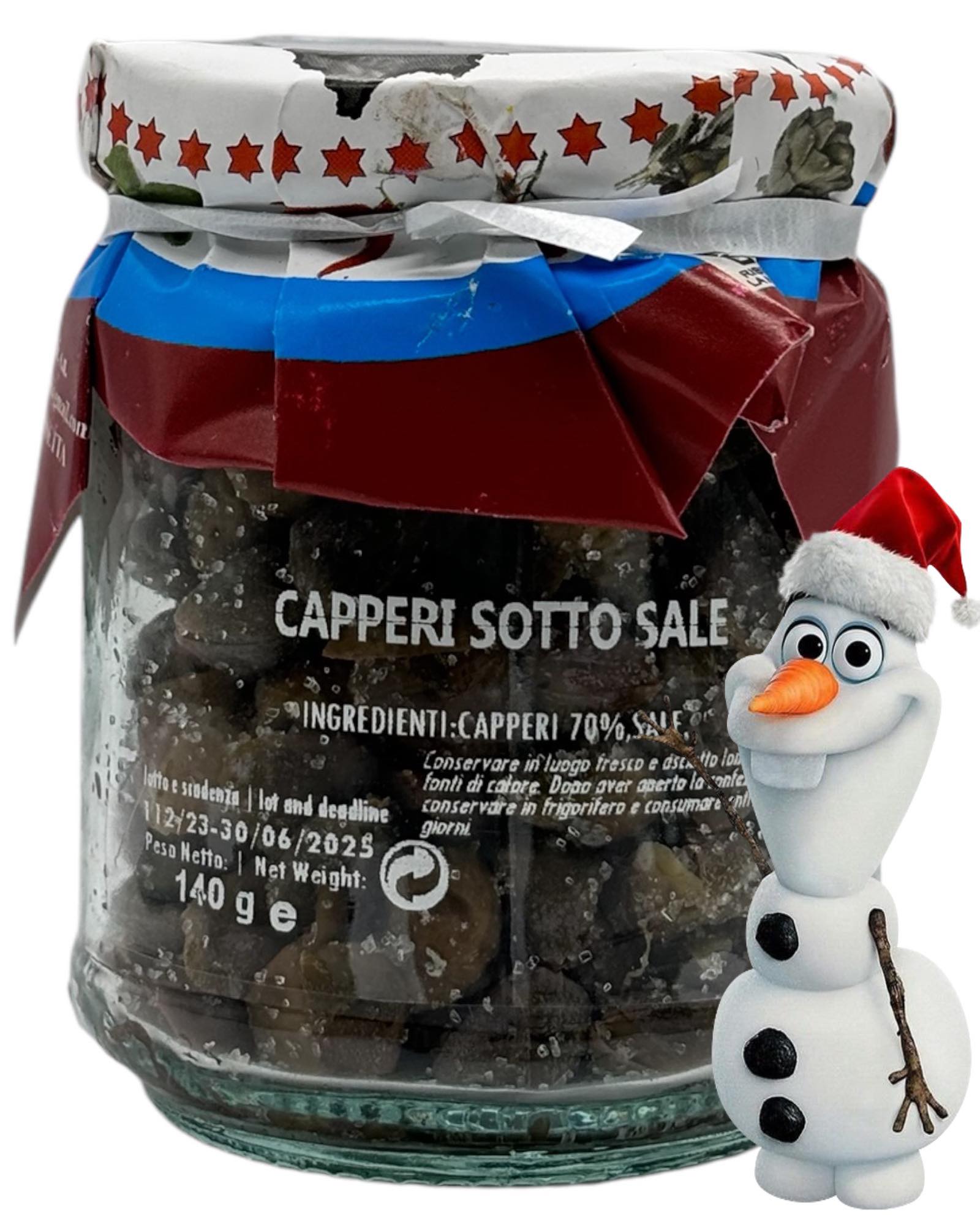 Capperi sotto Sale - Italienische Kapern in Salz, 140g