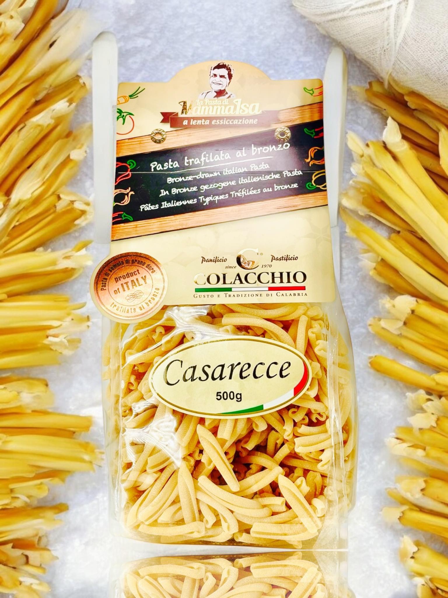 Casarecce aus Hartweizengrieß von La Pasta di Mamma Isa – 500g