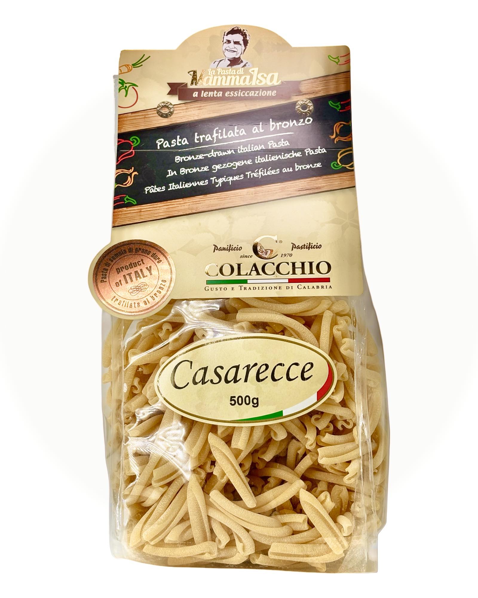 Casarecce aus Hartweizengrieß von La Pasta di Mamma Isa – 500g